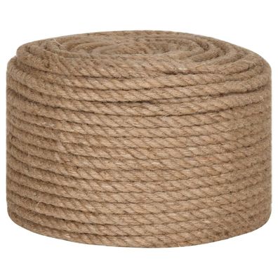 14 mm] Juteseil | Naturfaserseil | Hanfseil | Gärtnerschnur | Tauwerk | Leine