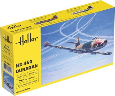 Heller MD 450 Ouragan in 1:72 1000802010 Glow2B 80201 Bausatz