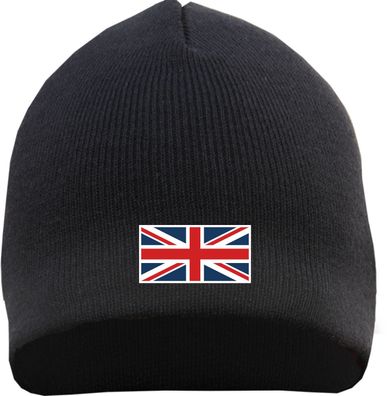 United Kingdom Beanie Mütze - Bestickt - Strickmütze Wintermütze - Größe