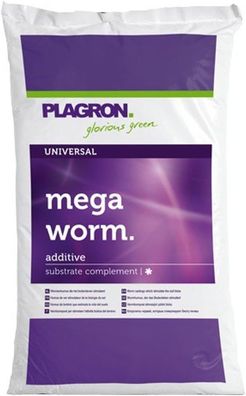 Plagron Mega Worm, natürlicher Stickstofflieferant, fein gesiebt, 25 L