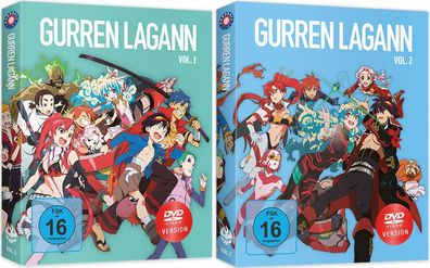 Gurren Lagann - Vol.1-2 - Episoden 1-26 - DVD - NEU