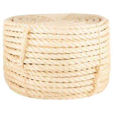 16 mm] 100% Sisal | Tauwerk | Hanfseil | Sisalseil | Naturseil | Kratzbaumseil