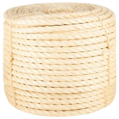 14 mm] 100% Sisal | Tauwerk | Hanfseil | Sisalseil | Naturseil | Kratzbaumseil