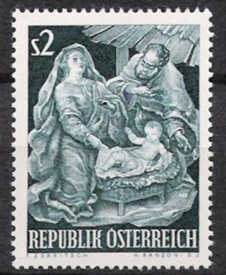 Österreich Nr.1143 * * Weihnachten 1963, postfrisch