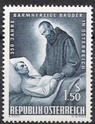 Österreich Nr.1155 * * Barmherzige Brüder 1964, postfrisch