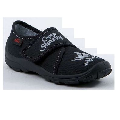 Capt'n Sharky Hausschuhe schwarz 230066-1 Lutz Jungen
