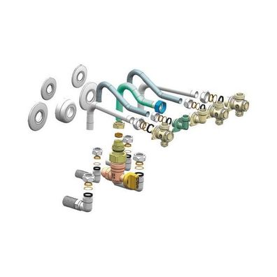BOSCH Installationszubehör HW-Set-BCR-1 Anschlusssatz für Unterputz-Installation