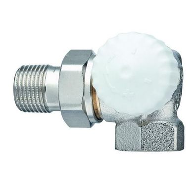 Heimeier Thermostat-Ventilunterteil V-exact II, Winkeleck/rechts, DN 15