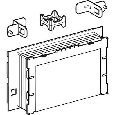 GE Rohbauset, flächenbündig, für Sigma UP-SPK 12 cm