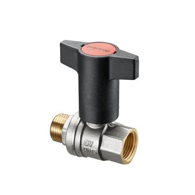 Oventrop-kugelhahn "Optibal", nebelgriff DN20, 3/4"IG, 3/4"AG, PN16, Ms
