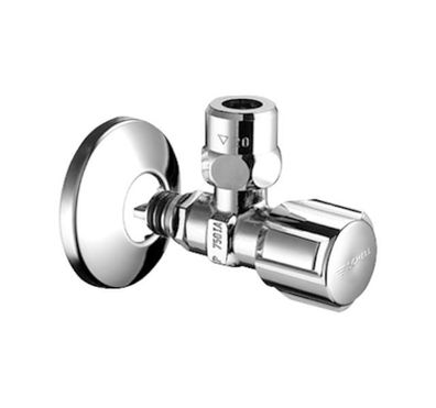 SCHELL Eckventil QUICK Comfort regulierbar, Stecktechnik, chrom