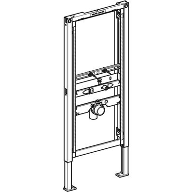 GE Duofix Element für Urinal 112-130 cm Universal für AP-Druckspüler