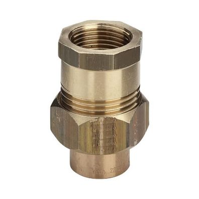 Viega Rohrverschraubung 94330G flachdichtend in 18mm x Rp1/2 Rotguss