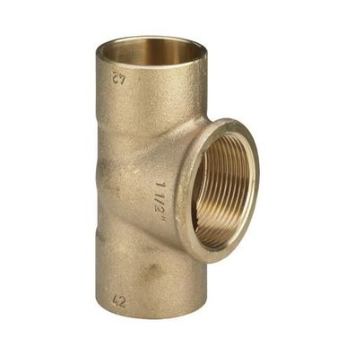 Viega T-Stück 94130G in 35mm x Rp1/2 x 35mm Rotguss