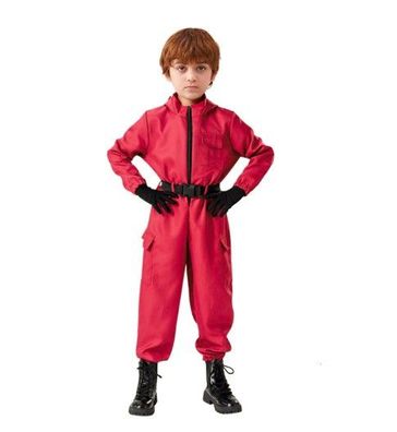 Unisex Squid Game 2 Kostüm Cosplay Overall + Squid Game Maske Halloween Outfit