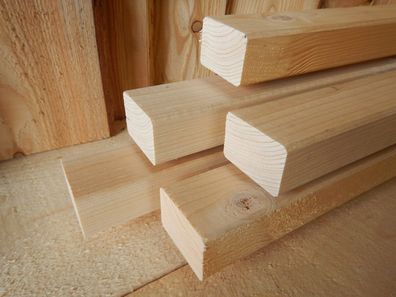 10x Fichte 60x40x200cm KVH Nsi gehobelt Kantholz BALKEN Pfosten Bauholz