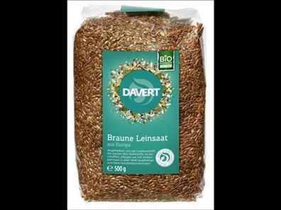 Davert 3x Braune Leinsaat aus Europa 500g 500g
