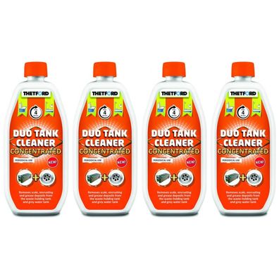 19,97EUR/1l 4 x Thetford Duo Tank Cleaner Konzentrat Toilettenfl?ssigkeit Tankreinige