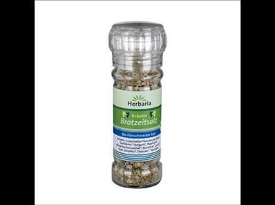 Herbaria 6x Kräuter Brotzeitsalz bio Mühle 75g