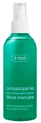 Ziaja Manuka Tonic fuer Verfeinerte Poren - Tag & Nacht, 200 ml