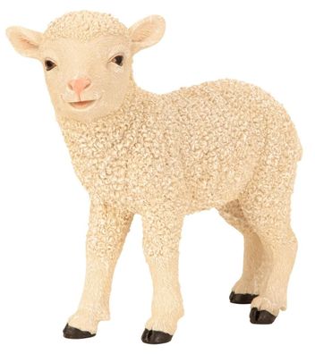 Lamm Lammfigur 23cm Tierfigur Frühling Dekoration Haus Hof Garten Osterdeko