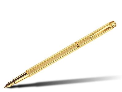 Caran d’Ache Füllfederhalter Ecridor Chevron gold versch. Federstärken