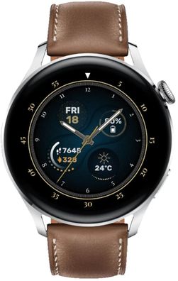 HUAWEI WATCH 3 Classic Smartwatch Brown - Neuwertiger Zustand, sofort lieferbar