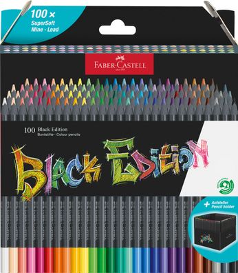 Faber-Castell Buntstifte Black Edition 100er Set im Karton