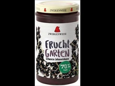 Zwergenwiese 3x FruchtGarten Schwarze Johannisbeere 225g