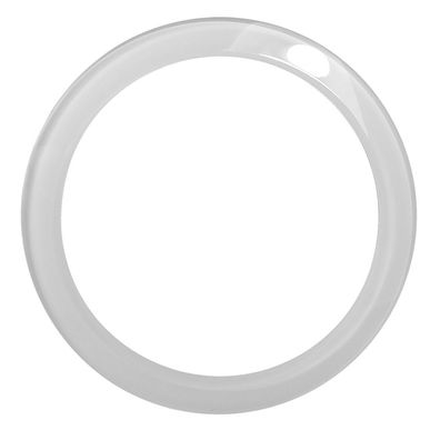 Jacques Lemans Keramik | Uhrenglas Mineral rund weißer Rand 42-7H
