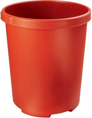 Großpapierkorb Klassik XXL, 50 Liter, rot, 4 Griffmulden, extra stabil