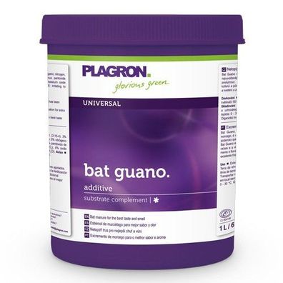 Plagron Bat Guano 1 L Fledermausdünger Organischer Pflanzendünger