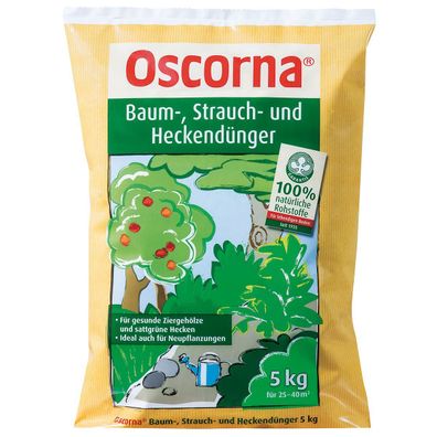 Oscorna® Baum-, Strauch- und Heckendünger 5 kg für 25 bis 40 m²