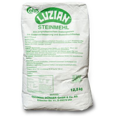 Oscorna® Luzian-Steinmehl 12,5 kg für 100 m²