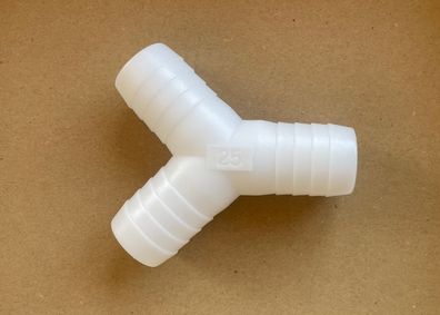 Schlauch 2x Verbinder Y-Stück 25 mm Wasserschlauch 300f461-1 NEU