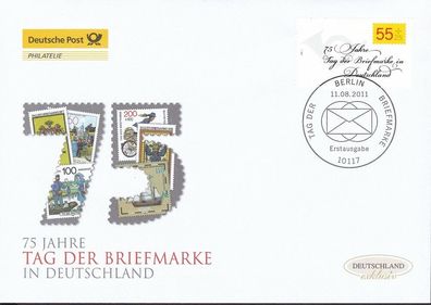 BRD 2011 Deutsche Post FDC MiNr. 2882 75 Jahre Tag der Briefmarke in Deutschland