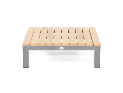 Lounge-Tisch Equila 85x85 cm Teakholz Aluminiumgestell