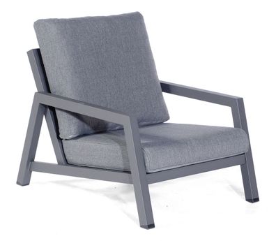 Lounge-Sessel Empire Aluminium Polyester Wetterfest Inklusive Kissen