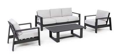 Lounge 4er Set Baltic Aluminium Anthrazit