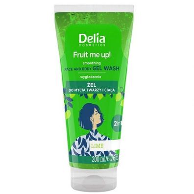 Delia Limetten-Frische: Gesicht & Koerper Reinigungs-Gel, 200ml