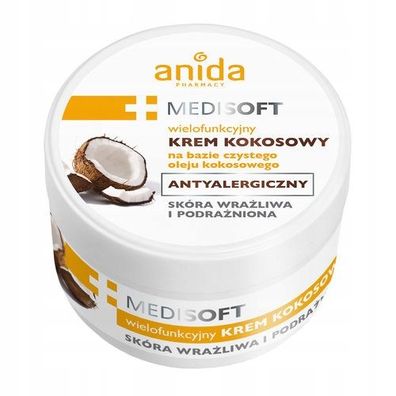 Anida Medisoft Kokosnusscreme, 125 ml - Lange Haltbarkeit!