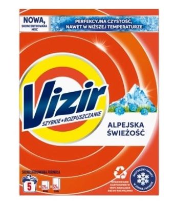 Vizir Alpinfrische Waschpulver, 275g Packung