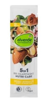Alverde Argan Haarmaske, Intensivpflege fuer strapaziertes Haar, 20ml