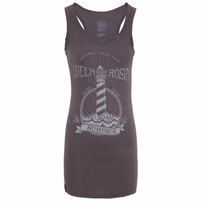 King Kerosin Female Shirt Homesick Longtop Anthra