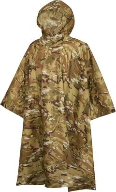 Brandit Regenjacke Ripstop Poncho Tactical Camo