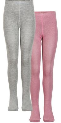 Minymo Kinder Strümpfe Stocking W. Lurex (2 Pack) Brandied Apricot