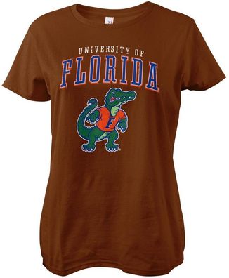 University of Florida University Of Florida Girly Tee Damen T-Shirt Brown