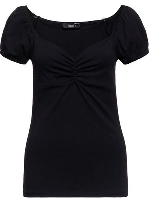 Queen Kerosin Damen T-Shirt Black