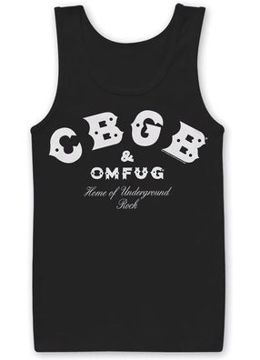 CBGB &amp; OMFUG Logo Tank Top Black
