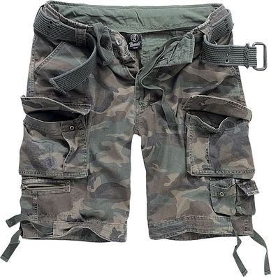 Brandit Shorts Savage Vintage in Woodland